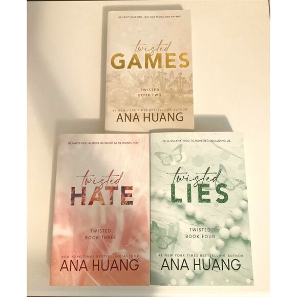 Ana Huang - Twisted Series - Book 2, 3 & 4 - Brand New! - Picture 1 of 2